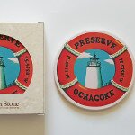 Set of 4 Coasterstone Preserve Ocracoke