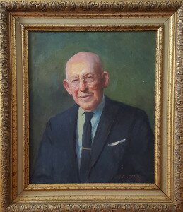 Painted portrait of Frank Treat Fulcher