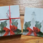 Christmas Lighthouse post cards pack of 50 (4x6) Photo by Amy Howard
